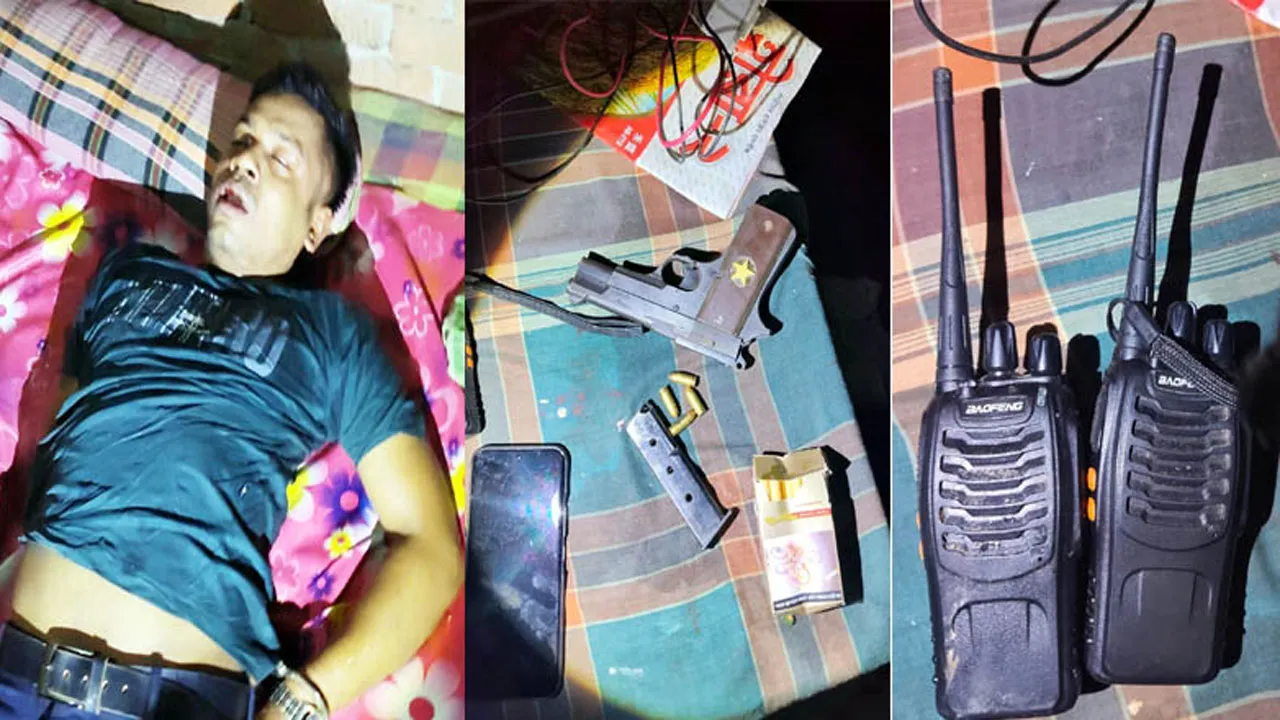 কালীগঞ্জে অস্ত্র ও মাদকসহ গ্রেফতার ২