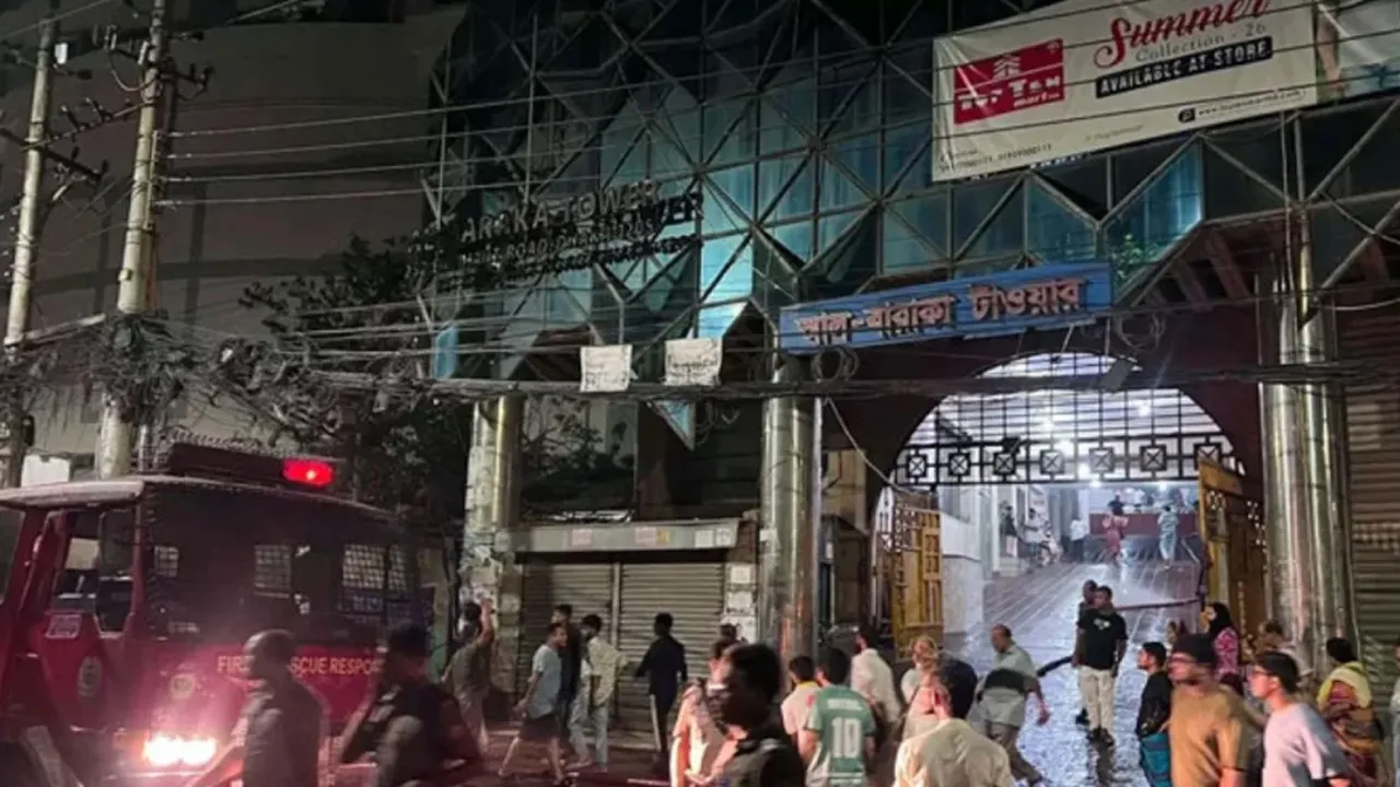 কাঁটাবনে ১৪ তলা ভবনে অগ্নিকাণ্ডে নিহত ২