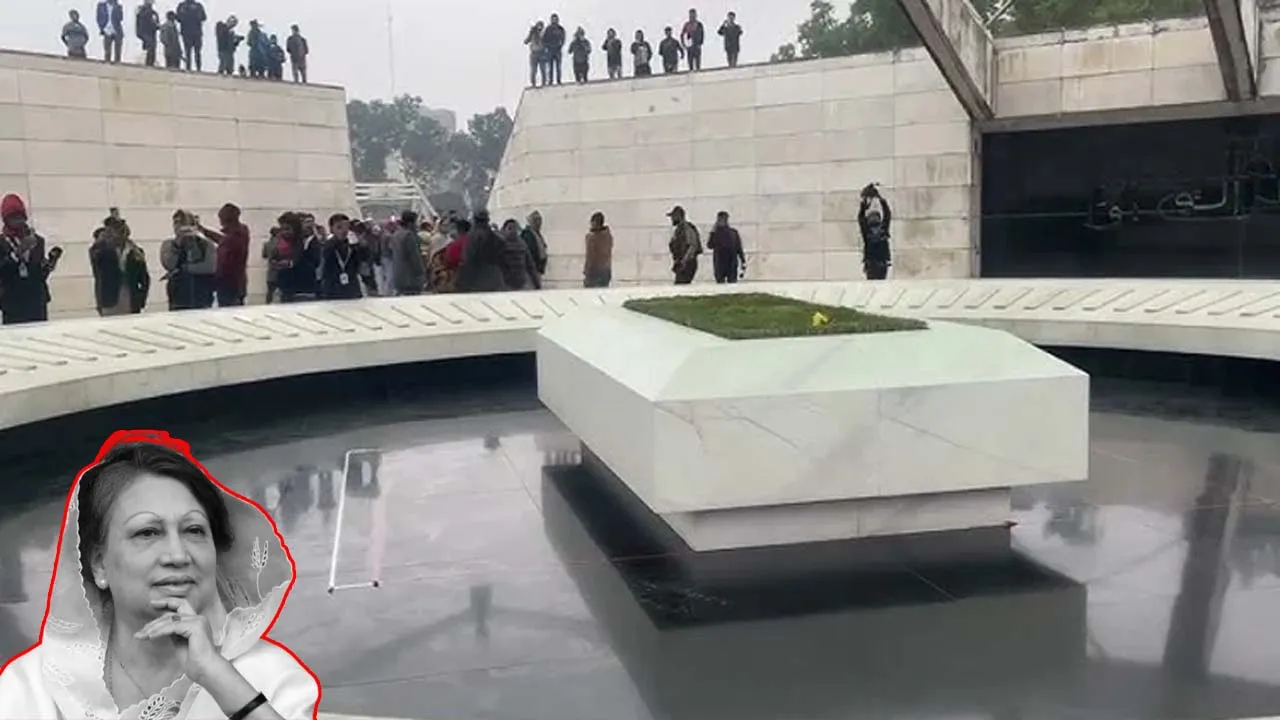 শহীদ জিয়ার কবরের পূর্বপাশেই খোঁড়া হচ্ছে খালেদার কবর