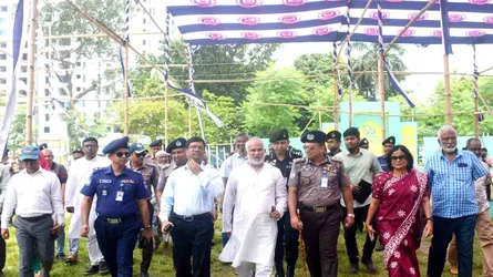খুলনায় ঈদ জামাত অনুষ্ঠানের প্রস্তুতি পরিদর্শনে কেসিসি প্রশাসক