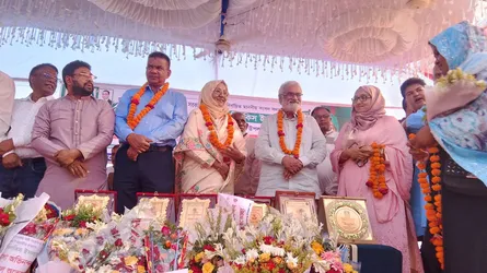 কিশোরগঞ্জে নবনির্বাচিত এমপি বিলকিস ইসলামকে গণসংবর্ধনা