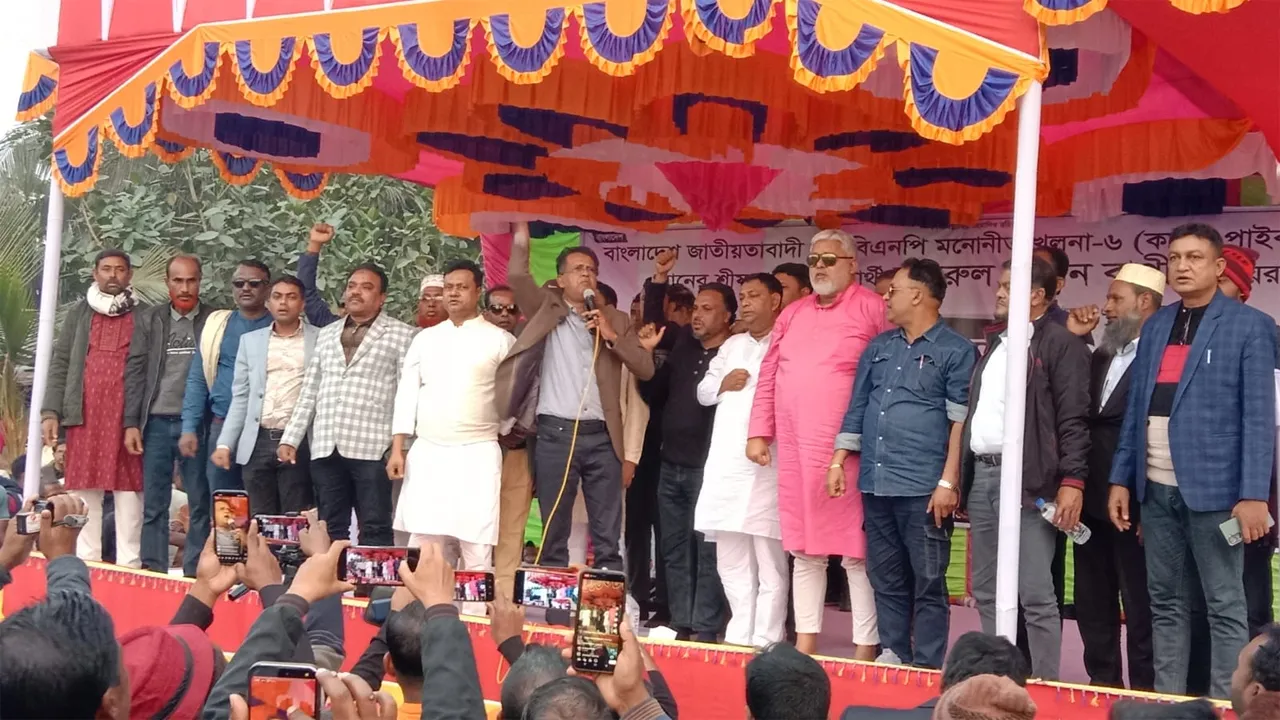 আধুনিক কয়রা গড়তে ধানের শীষে ভোট দিতে হবে : আজিজুল বারী হেলাল