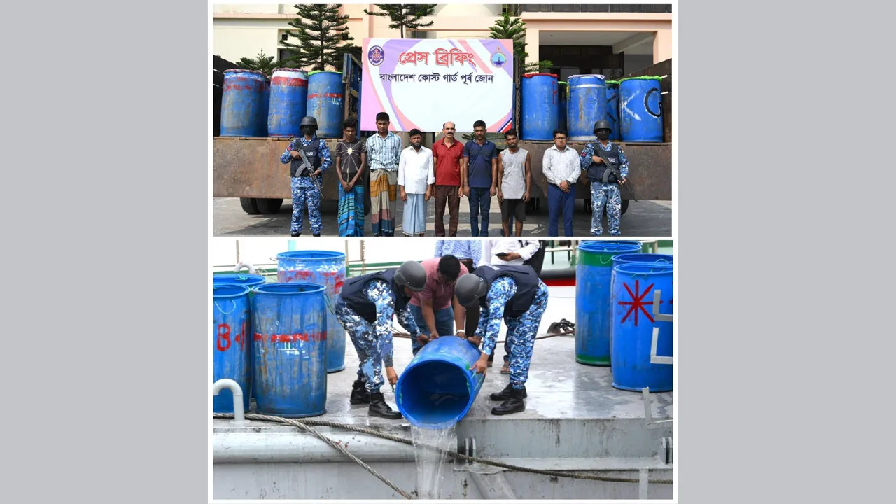 কর্ণফুলীতে ৬ কোটি টাকার চিংড়ি রেণু জব্দ