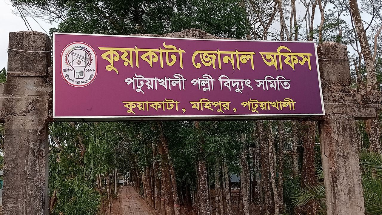 কলাপাড়ায় ঝড়ে লণ্ডভণ্ড বিদ্যুৎহীন ৬০ হাজার গ্রাহক