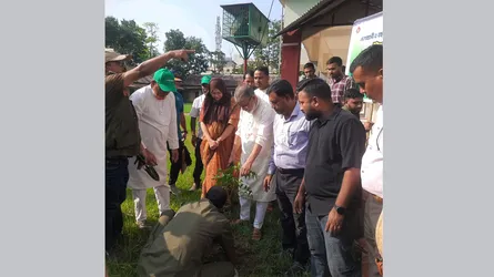 কুলাউড়ায় ৫ হাজার গাছের চারা বিতরণ কর্মসূচির উদ্বোধন