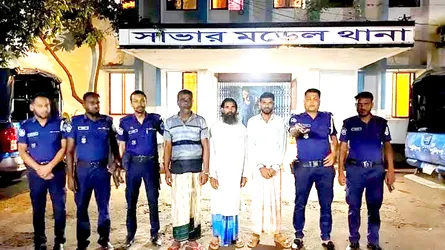 সাভারে গ্রেফতার গোলাপি হত্যা মামলার ৩ আসামিকে রৌমারী থানায় হস্তান্তর