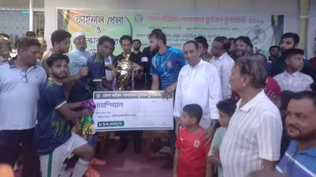 কুষ্টিয়া জেলা পরিষদ গোল্ডকাপ ফুটবলে পৌরসভা একাদশ চ্যাম্পিয়ন