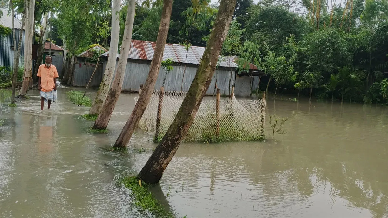 তিস্তার পানি কমলেও লালমনিরহাটে দুর্ভোগ কমেনি