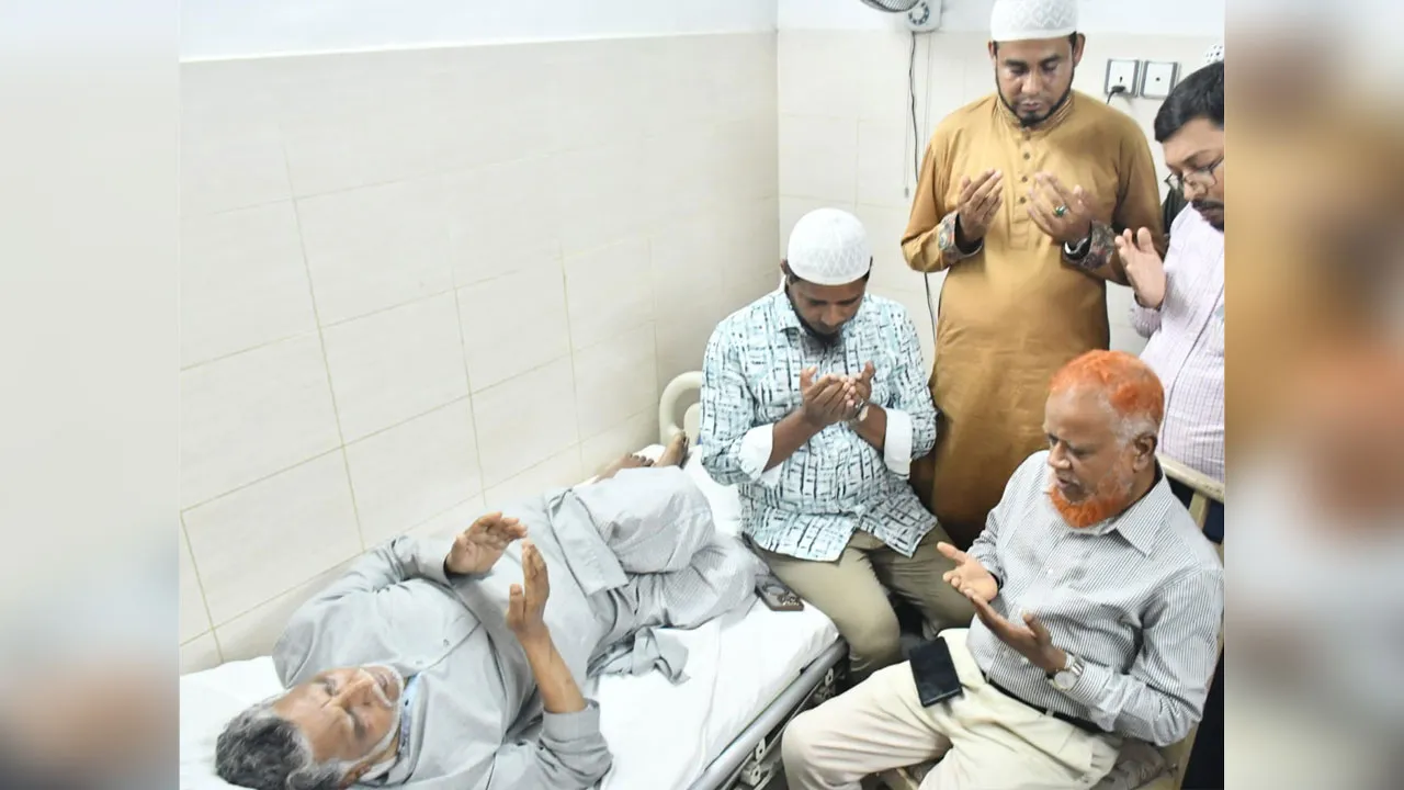 হামলায় আহত জাগপা সভাপতিকে দেখতে হাসপাতালে জামায়াত নেতারা