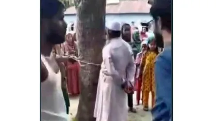 লালমনিরহাটে বৃদ্ধকে গাছে বেঁধে নির্যাতন