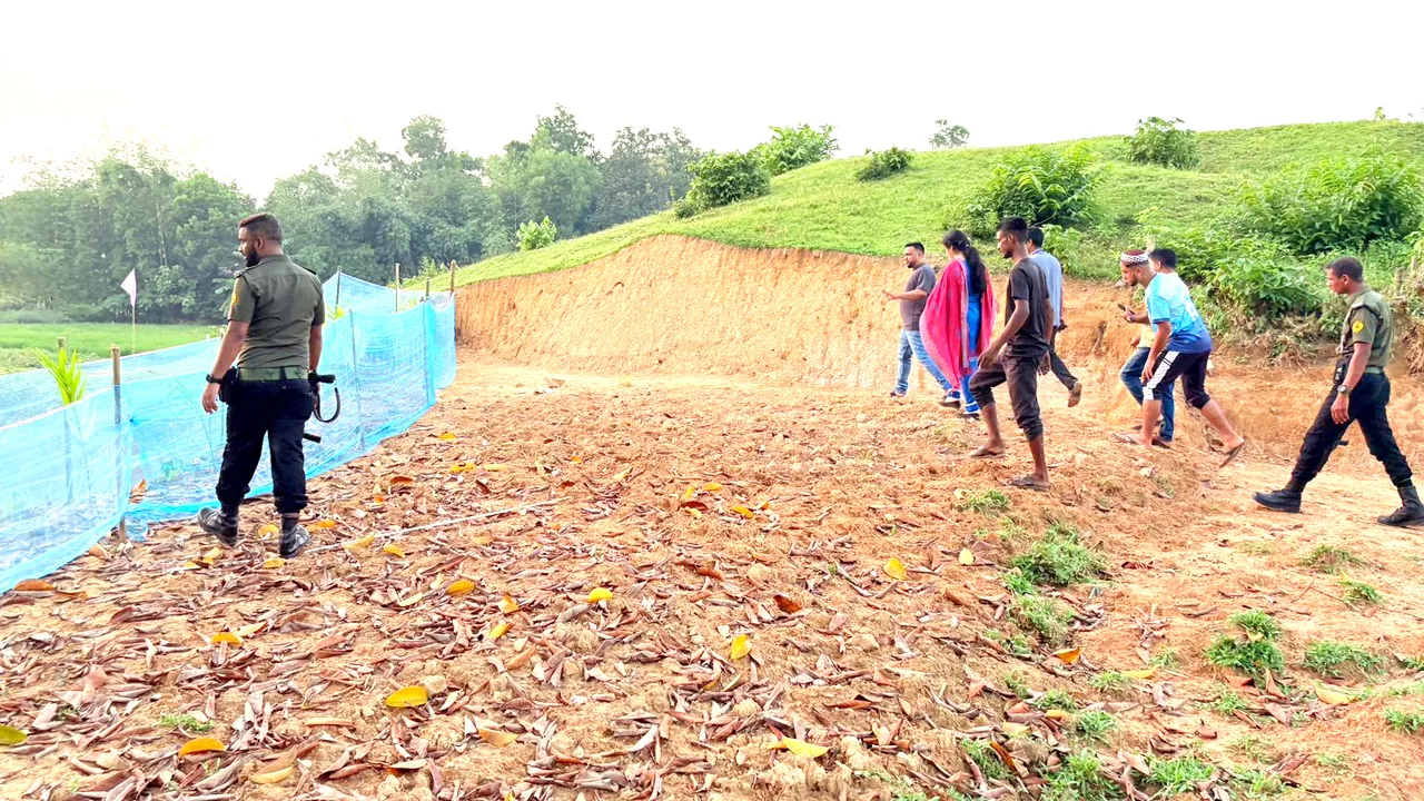 সিলেটে প্রশাসনের অভিযানে চা-বাগানের জমি উদ্ধার