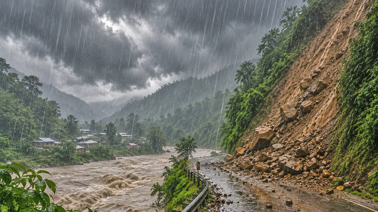 ৪ বিভাগে অতি ভারী বৃষ্টি, পাহাড়ে ভূমিধসের শঙ্কা