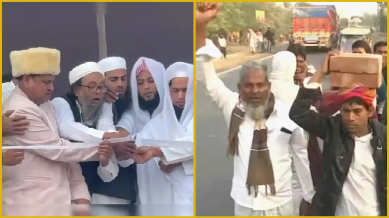 আদালত গড়িয়ে অবশেষে ‘বাবরি মসজিদ’র ভিত্তিপ্রস্তর স্থাপন, ঘটনাস্থলে জনজোয়ার