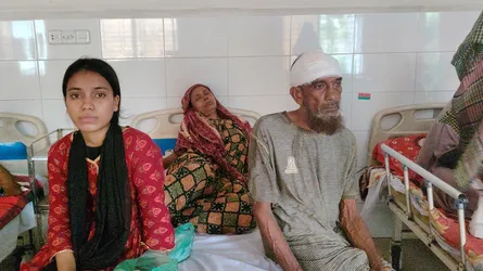 জমি নিয়ে বিরোধের জেরে ভাতিজার হামলায় চাচা-চাচিসহ আহত ৩