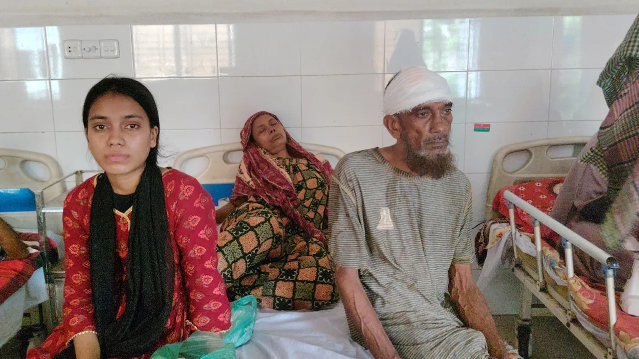 জমি নিয়ে বিরোধের জেরে ভাতিজার হামলায় চাচা-চাচিসহ আহত ৩