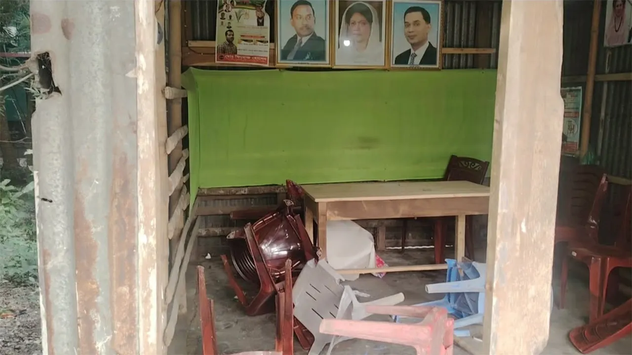 লোহাগড়ায় বিএনপি অফিস, শিক্ষা প্রতিষ্ঠানসহ বাড়িঘরে হামলা-ভাংচুর