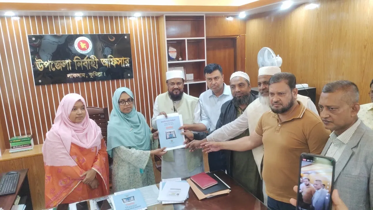 কুমিল্লা-৯ আসনে ধানের শীষের প্রার্থী আবুল কালামের পক্ষে মনোনয়নপত্র সংগ্রহ