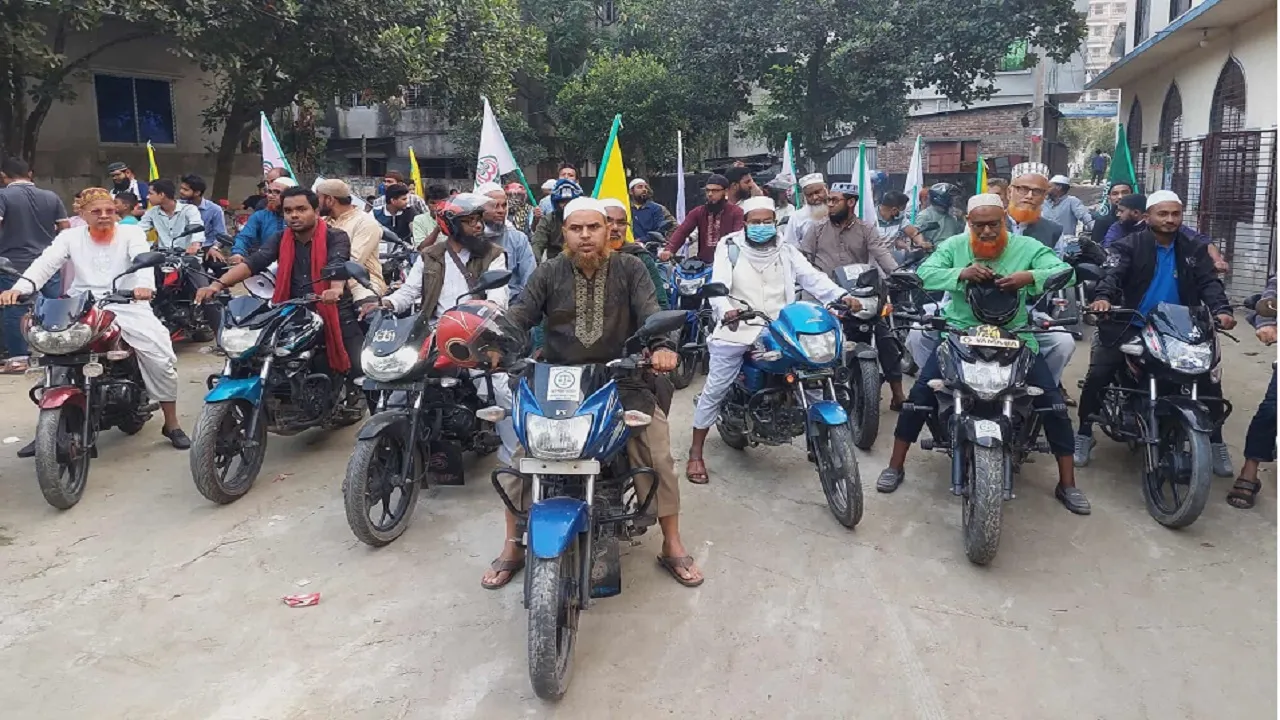 মির্জাপুরে জামায়াতের মোটরসাইকেল শোডাউন