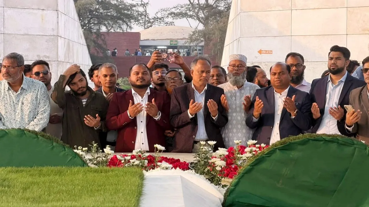 শহীদ প্রেসিডেন্ট জিয়া ও খালেদা জিয়ার কবর জিয়ারত করলেন চট্টগ্রাম-১৪ আসনের এমপি জসিম