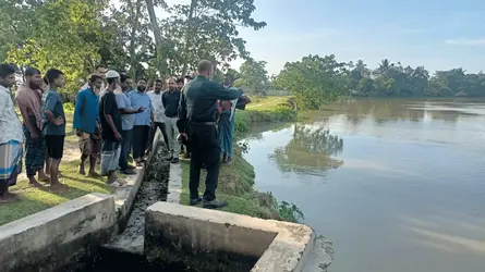 মদনে নদীভাঙন এলাকা পরিদর্শন করলেন ইউএনও