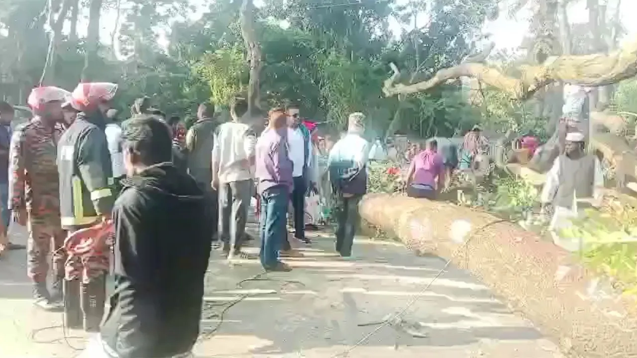 মাদারীপুরে ঢাকা-বরিশাল মহাসড়ক অবরোধ
