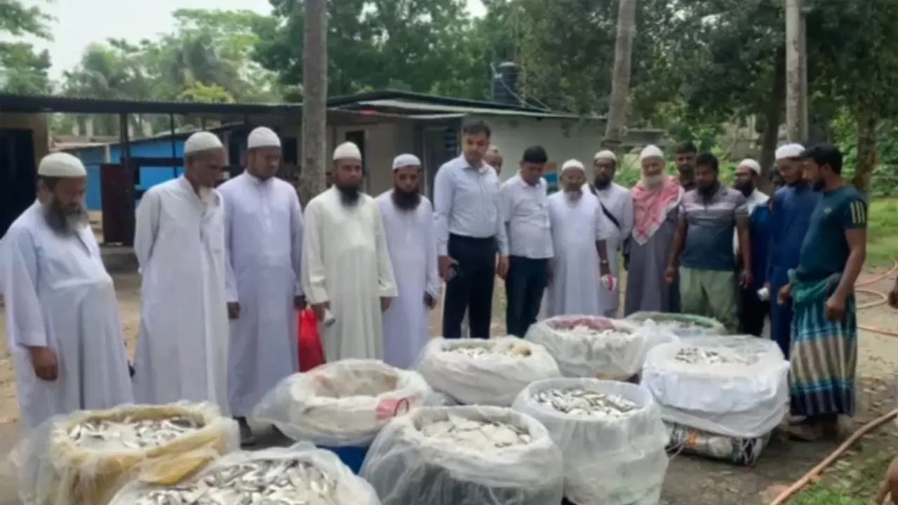 মাদারীপুরে অভিযানে ২৭ মণ জাটকা জব্দ