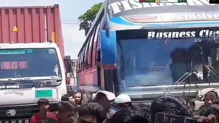 মাধবদীতে বিদ্যুতের দাবিতে ঢাকা-সিলেট মহাসড়ক অবরোধ