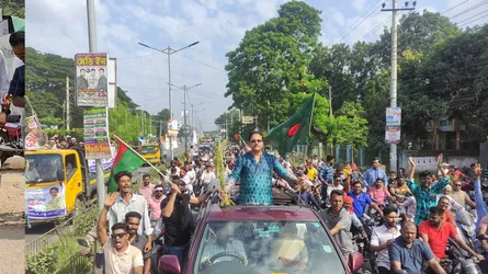 মাগুরায় ধানের শীষের মনোনীত প্রার্থীকে সংবর্ধনা