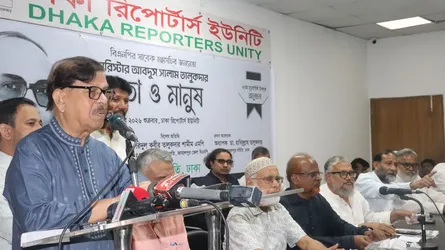 ব্যারিস্টার আব্দুর সালাম তালুকদার ধীরস্থিরভাবে কথা বলতেন : মাহমুদুর রহমান মান্না
