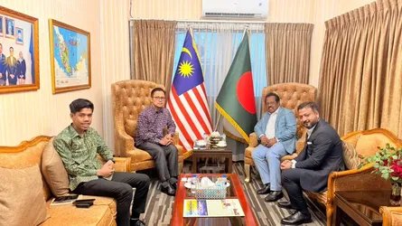 গলফের উন্নয়নে মালয়েশিয়ার হাইকমিশনারের সাথে বিপিজিএ সভাপতির বৈঠক