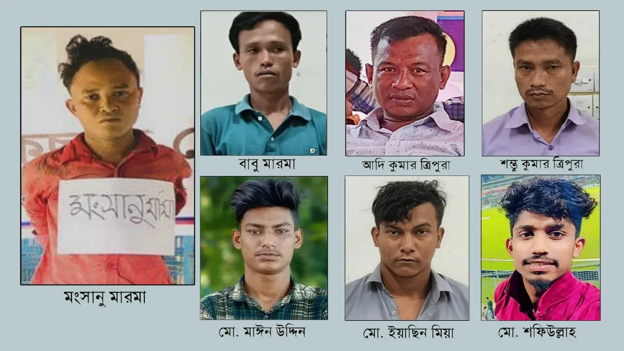 খাগড়াছড়িতে সোহেল হত্যার প্রধান আসামিসহ সাতজন আটক
