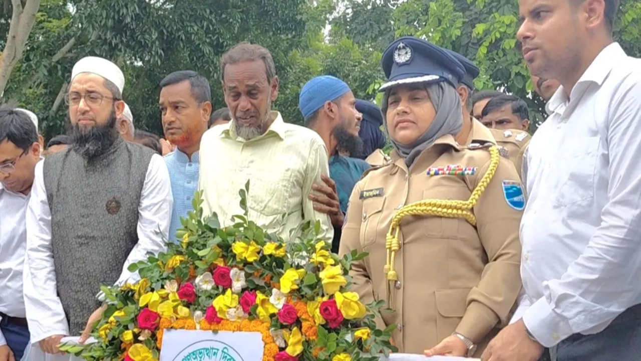 মানিকগঞ্জে শহীদ রফিকের কবর জিয়ারত, গণহত্যাকারীদের গ্রেফতার ও বিচার দাবি