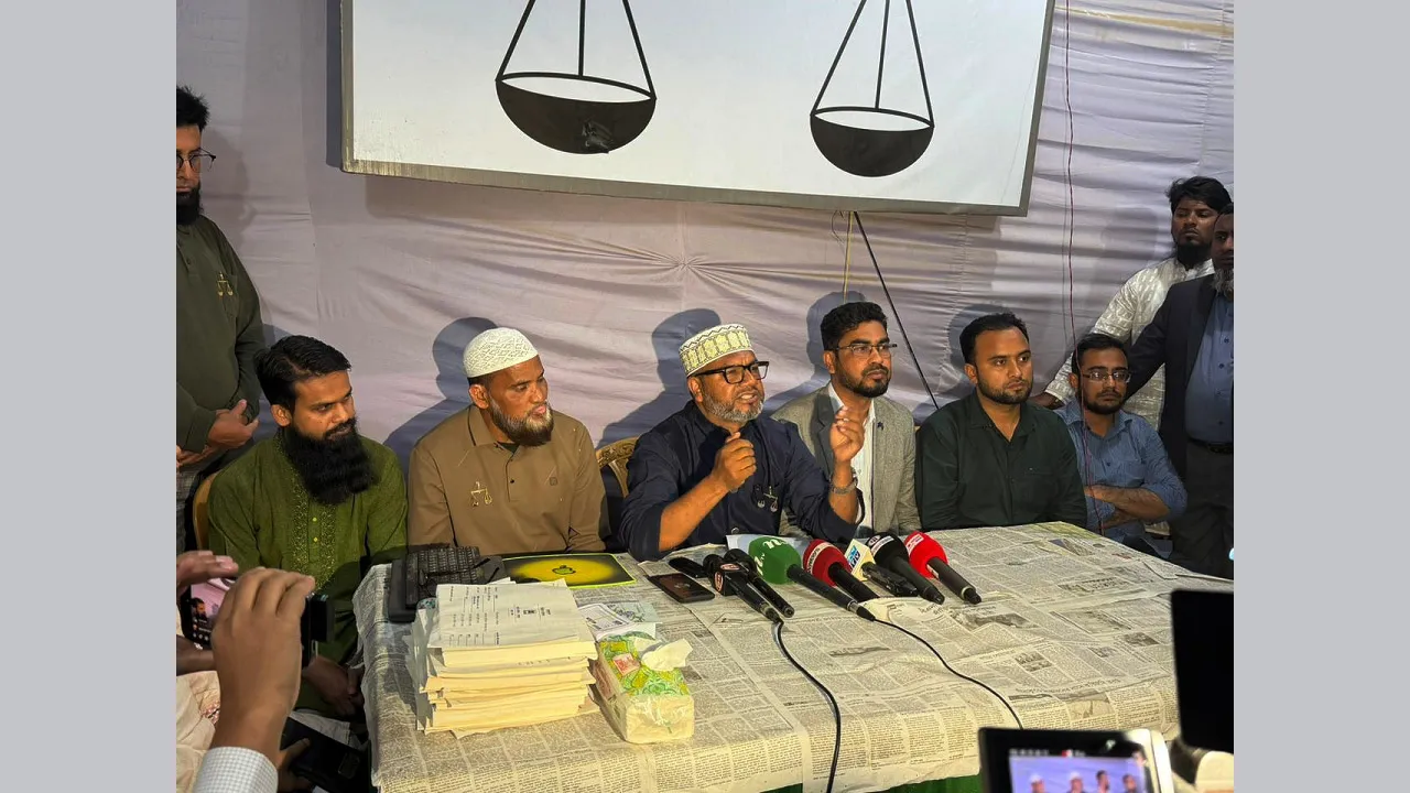 ঢাকা-৬ আসনে জামায়াত প্রার্থী ড. মান্নানের সংবাদ সম্মেলন