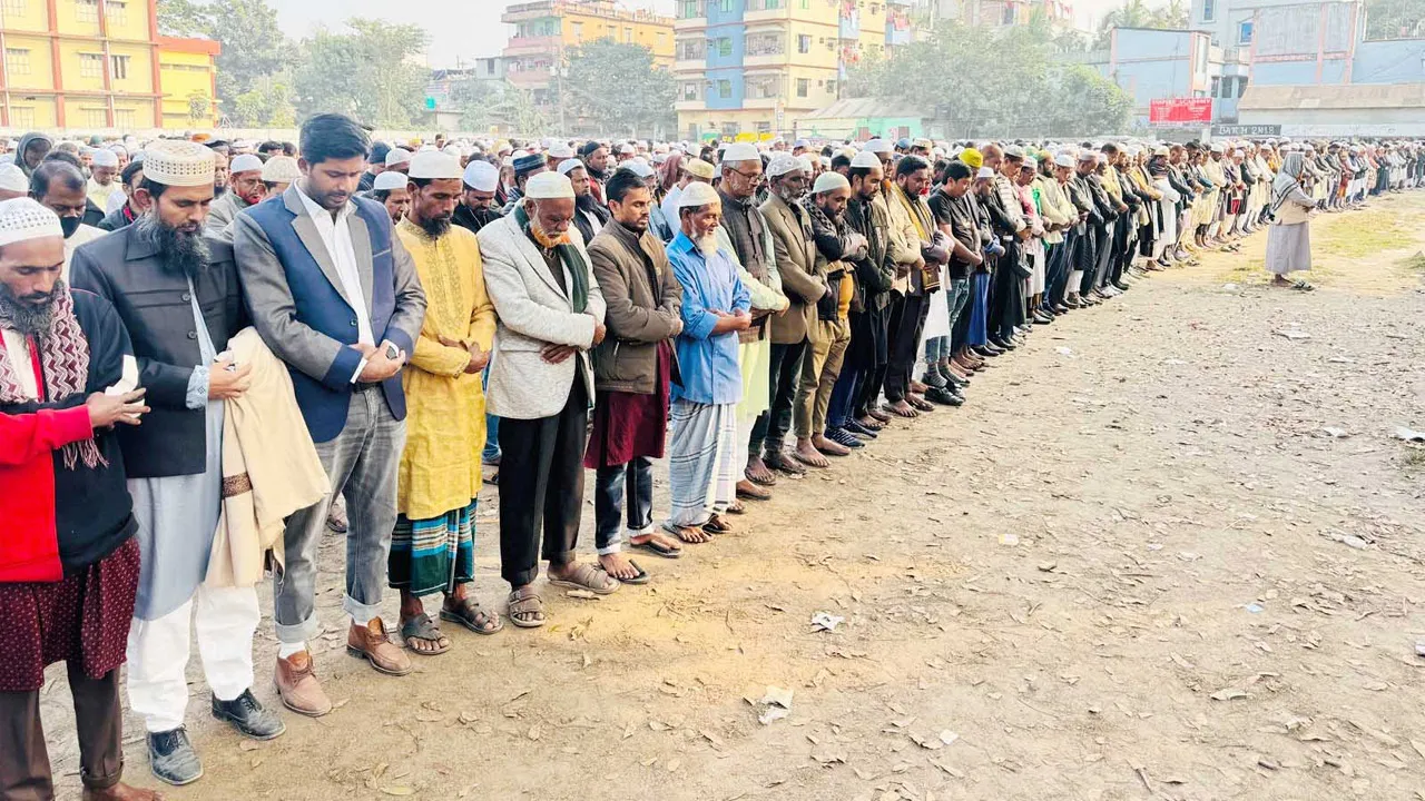 মতলবে খালেদা জিয়ার গায়েবানা জানাজা অনুষ্ঠিত