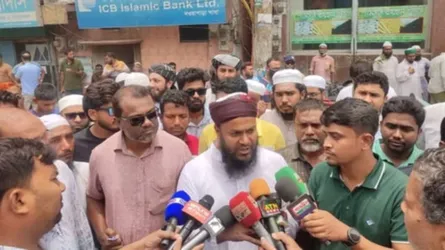 যশোর-৪ আসনে বাংলাদেশ খেলাফত মজলিসের প্রার্থী মাওলানা মাসুম বিল্লাহ