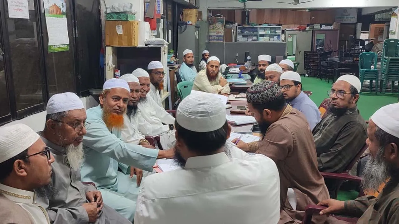 মে দিবসে সমাবেশের প্রস্তুতি ইসলামী শ্রমিক আন্দোলন বাংলাদেশের