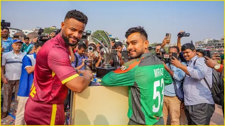 ১৯ মাস পর সিরিজ জিতে দলের প্রশংসায় মিরাজ