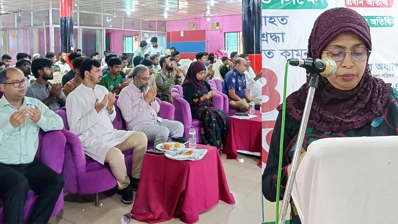 ফেনীতে শহীদ পরিবারের সদস্যদের আয়োজনে স্মরণসভা