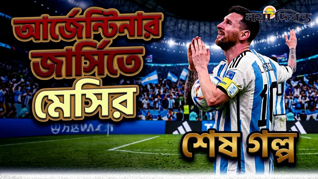 আর্জেন্টিনার জার্সিতে শেষ হলো এক কিংবদন্তির গল্প
