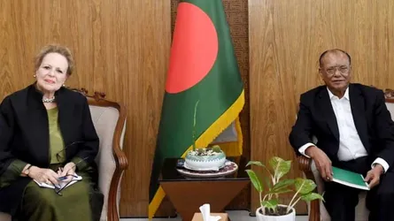 পরিবেশমন্ত্রীর সাথে ইউনিসেফ প্রতিনিধির সাক্ষাৎ