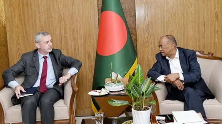 পরিবেশমন্ত্রীর সাথে ইউরোপীয় ইউনিয়নের রাষ্ট্রদূতের সৌজন্য সাক্ষাৎ
