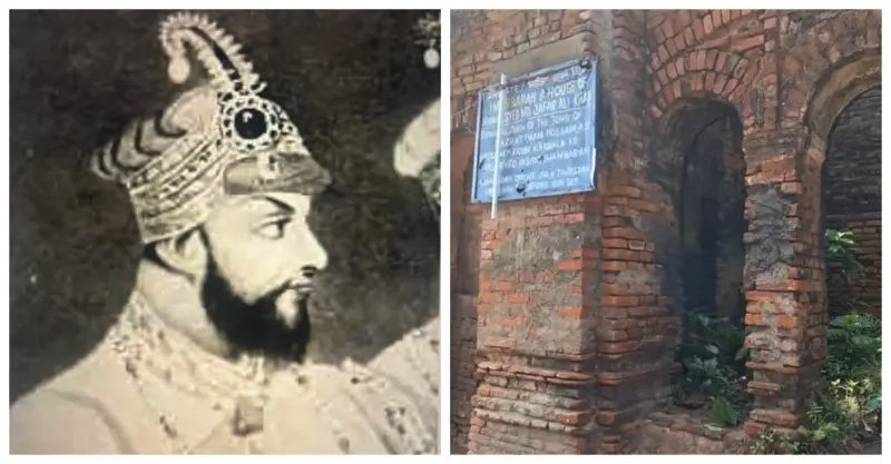 মীর জাফর (বাঁয়ে), নিমকহারাম দেউরি (ডানে)