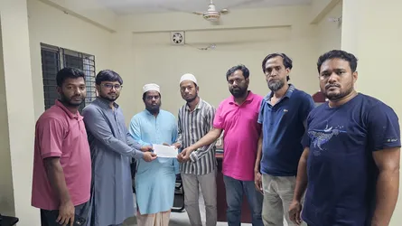 নাহিদের উচ্চ শিক্ষায় পাশে দাঁড়ালো মিরসরাই এডুকেশন সোসাইটি