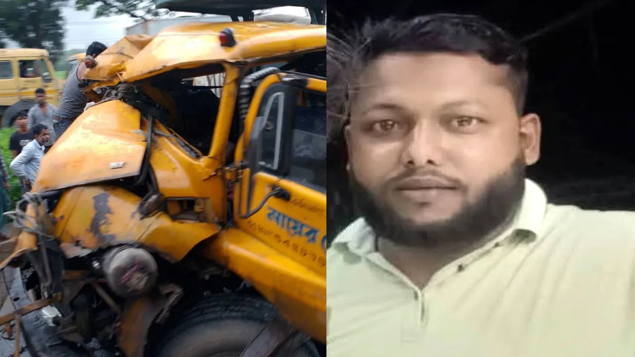 মিরসরাইয়ে ট্রাকের ধাক্কায় চালক নিহত, সড়কে যানজট