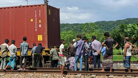 মিরসরাইয়ে মালবাহী ট্রেনের বগি লাইনচ্যুত