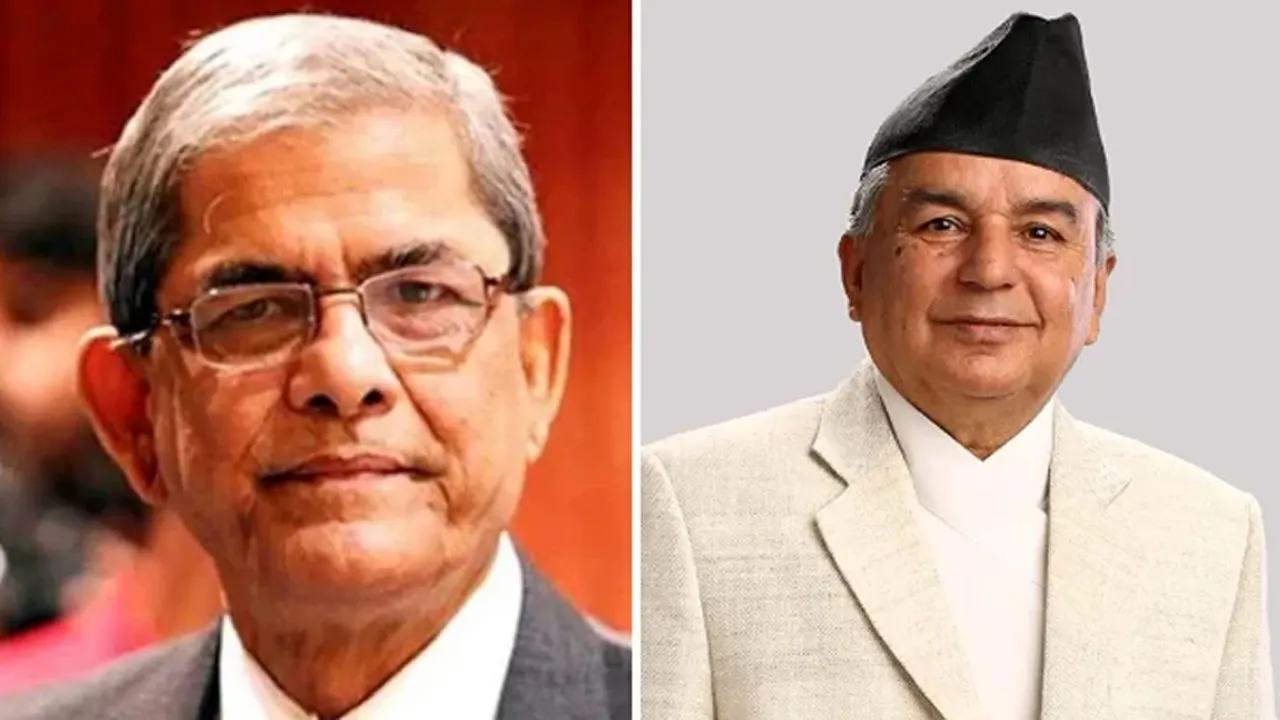 নতুন রাষ্ট্রপতি মির্জা ফখরুলকে নেপালের প্রেসিডেন্টের অভিনন্দন