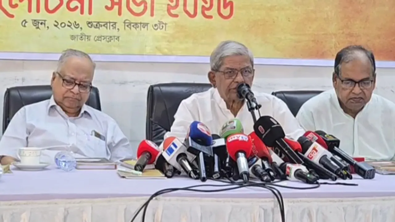 আবারো গণতান্ত্রিক প্রক্রিয়া ধ্বংসের পাঁয়তারা শুরু হয়েছে : মির্জা ফখরুল