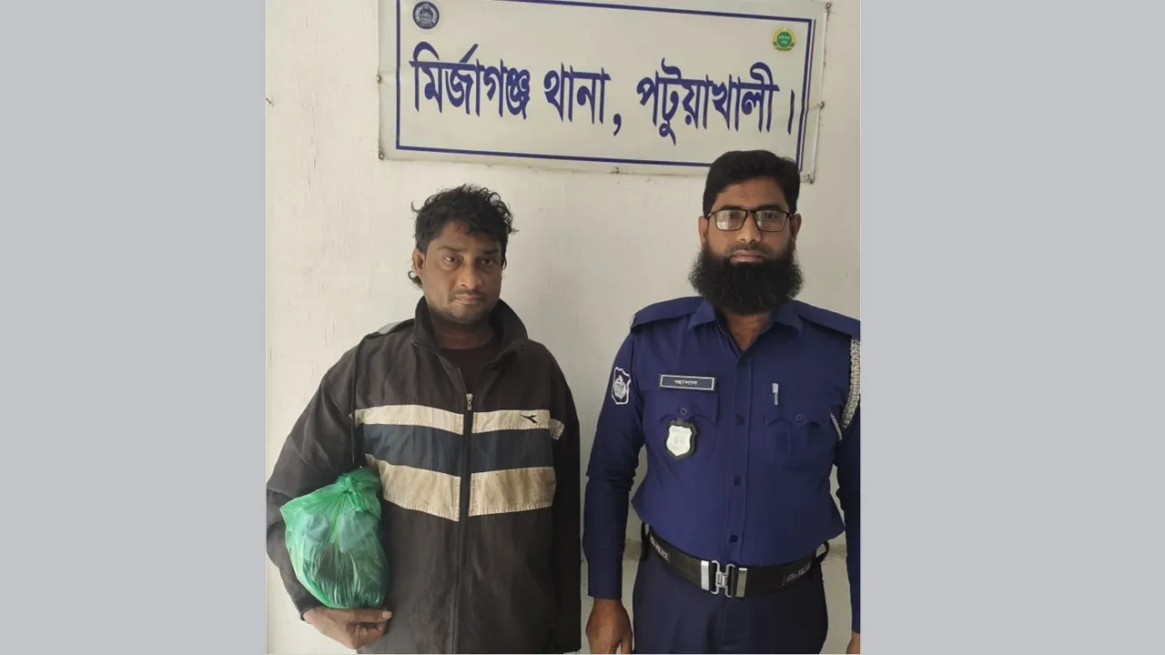 মির্জাগঞ্জে ইয়াবাসহ মাদক কারবারি আটক