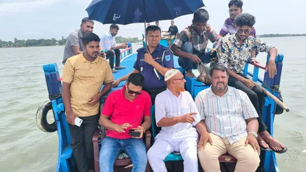 মিঠামইন হাওরে চুরি, ডাকাতি ও ছিনতাই রোধে পুলিশের বিশেষ অভিযান
