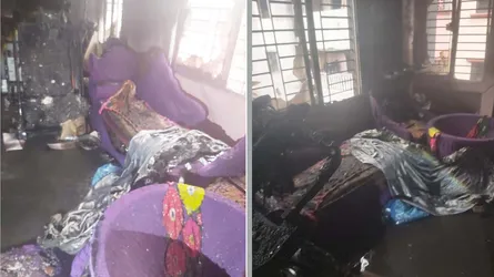 মোহাম্মদপুরে ৬ তলা ভবনে আগুন